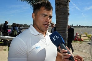 Rubén Rézola: “Es un honor que Santa Fe sea escenario de los deportes náuticos”. Foto: Guillermo Di Salvatore