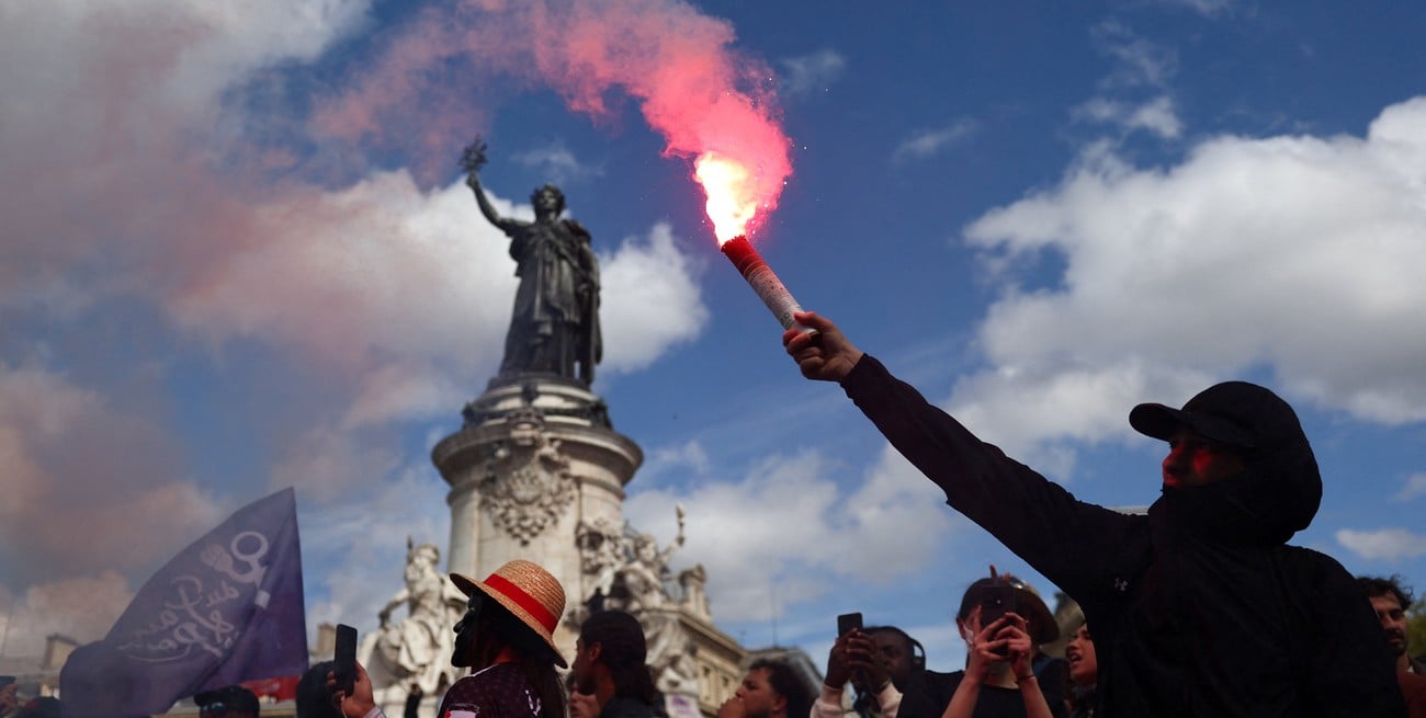 Protestas contra el gobierno en Francia y más de 200 detenidos