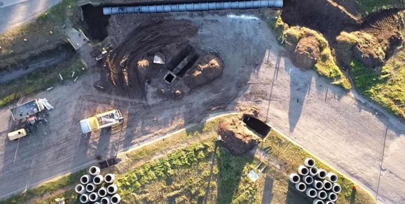 Para el intendente de Villa Cañás, las nuevas obras proyectan "30 o 40 años sin problemas de inundación"