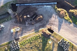 Desagües en Villa Cañás, obras prioritarias para la Municipalidad. PH: Agencia