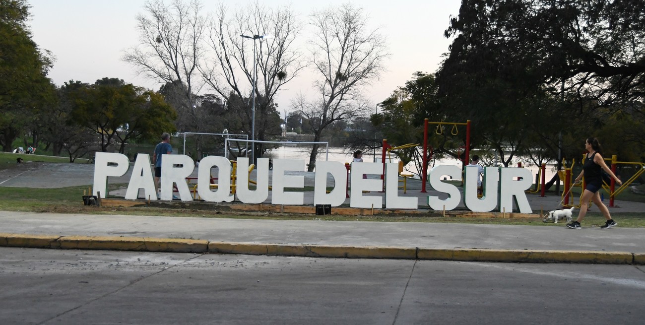 El Parque del Sur estrena letras corpóreas en su cabecera