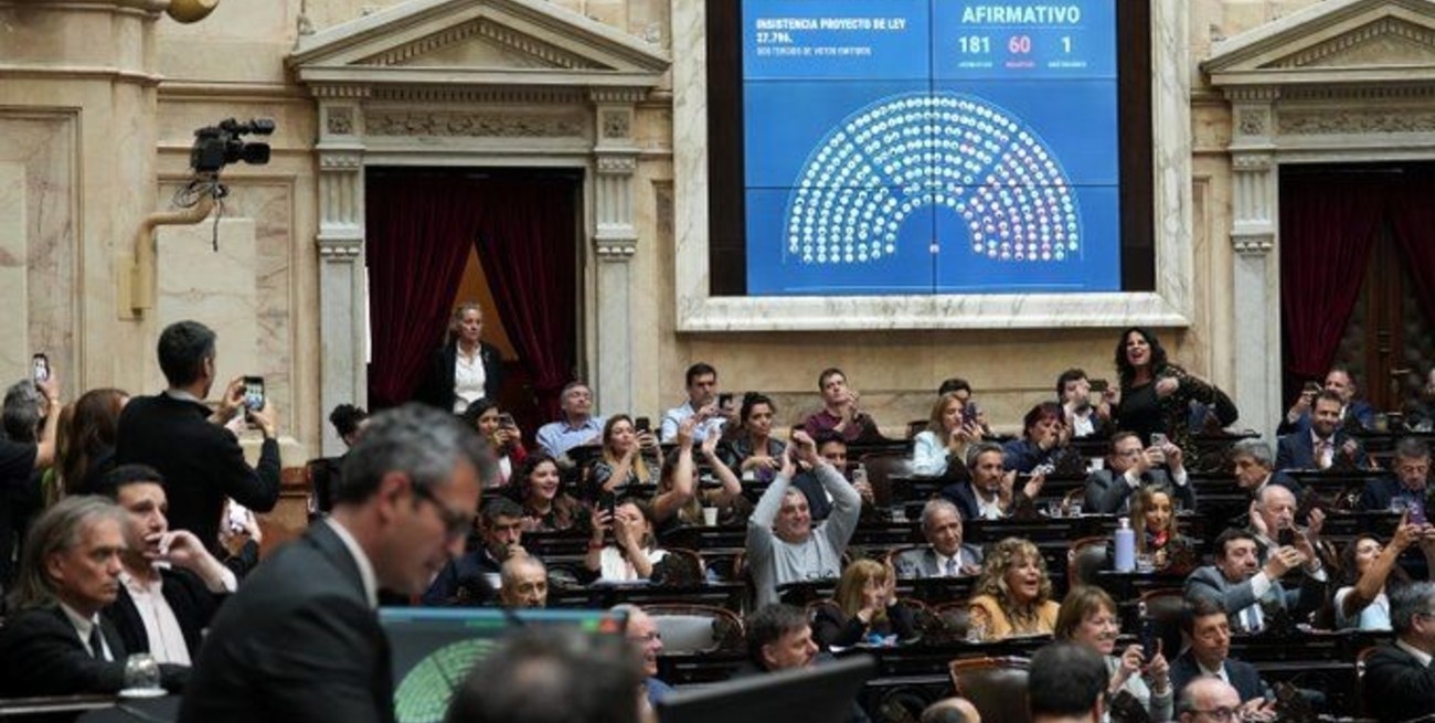 Diputados rechazó los vetos al financiamiento universitario y a la emergencia en pediatría