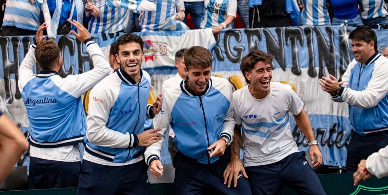 Argentina jugará en Corea del Sur su primera serie de Copa Davis 2026