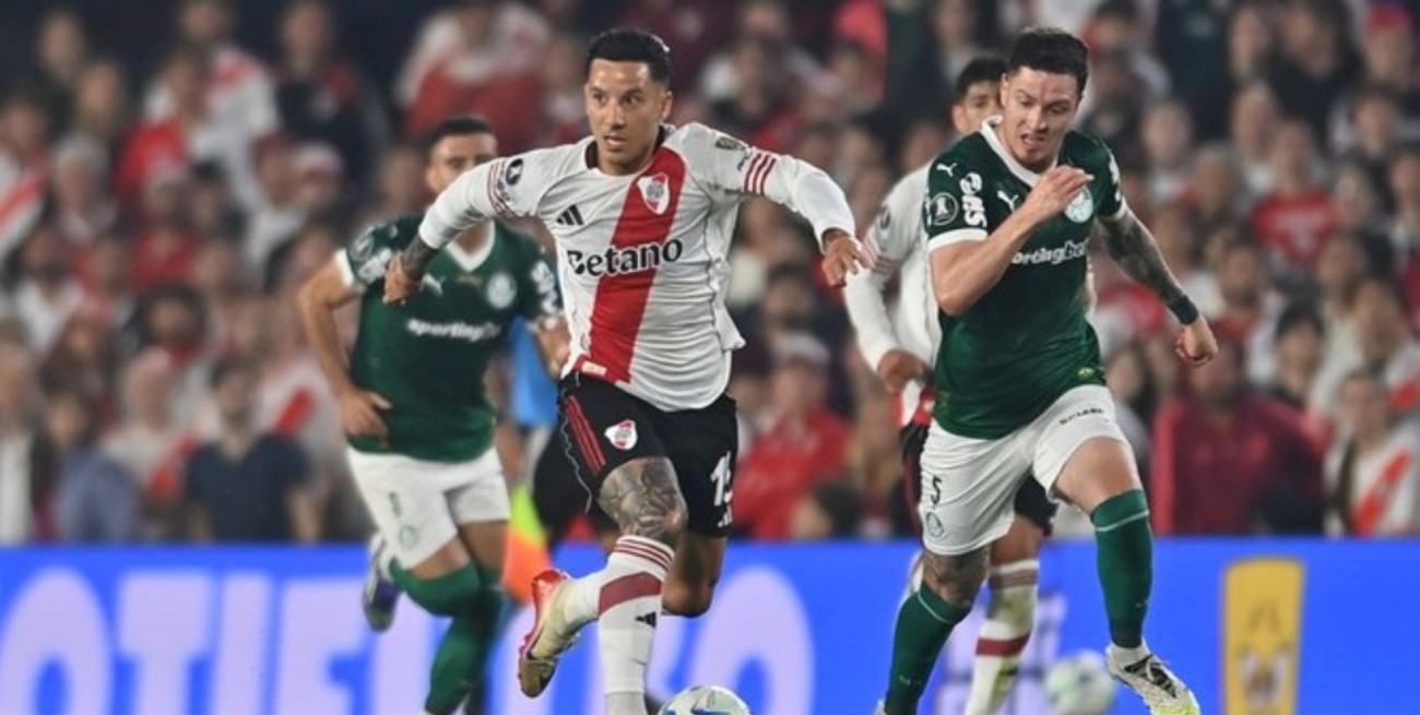 River perdió con Palmeiras en la ida de los cuartos de final