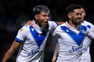 San Martín SJ vs Vélez. Foto: @Velez