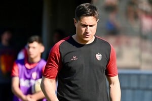 Ezequiel Medrán, DT de Colón. Foto: Juan Foglia.