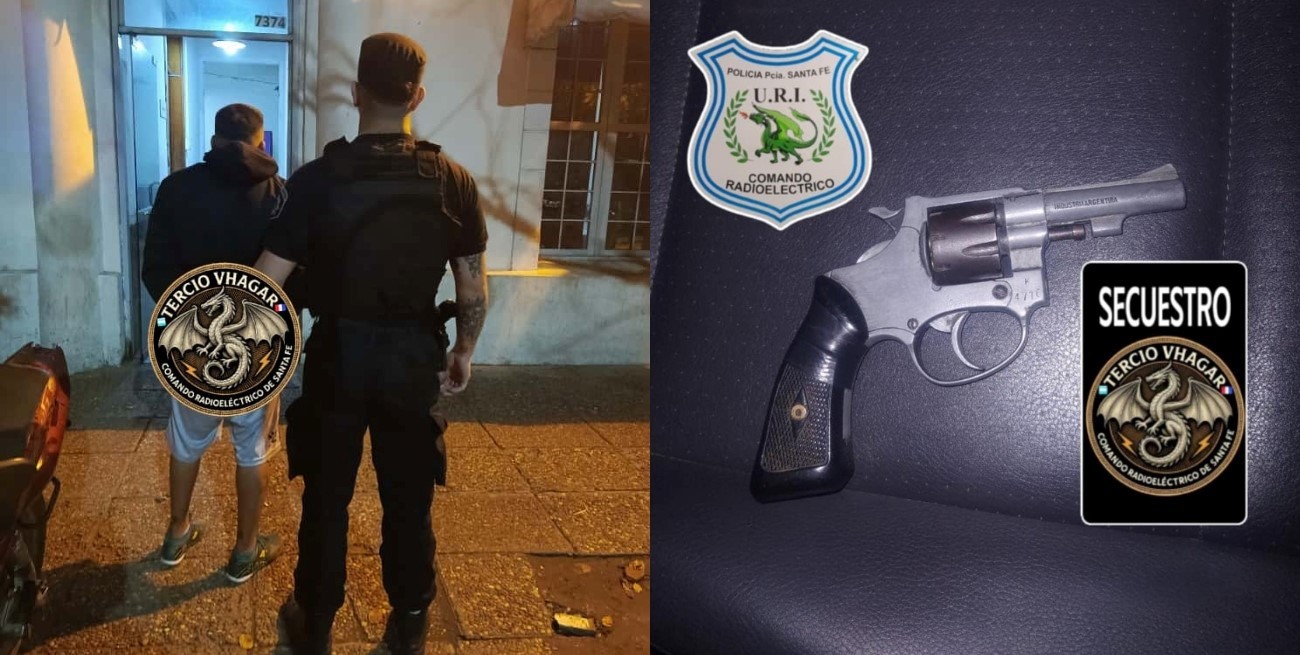 Aprehendido por golpear y amenazar con un arma de fuego a su ex pareja