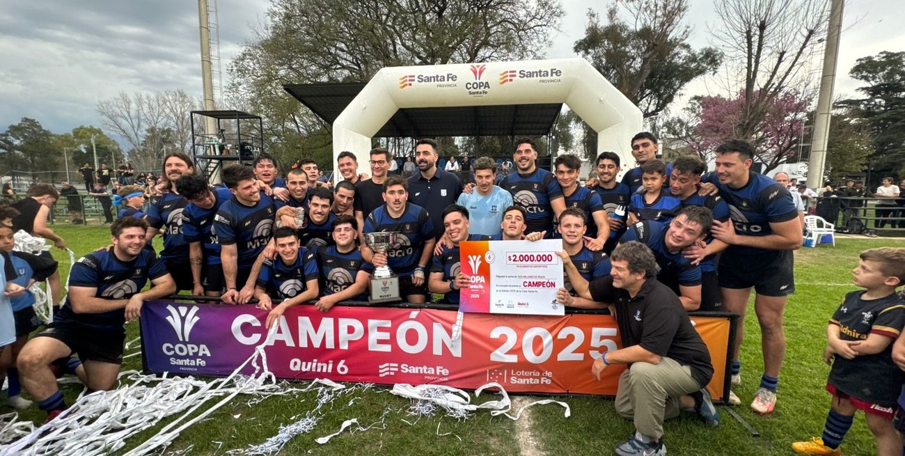 Universitario de Rosario se consagró campeón de la Copa Santa Fe de Rugby