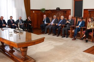 El acto se llevó a cabo este martes en el Salón de Acuerdos de la Corte. Foto: El Litoral