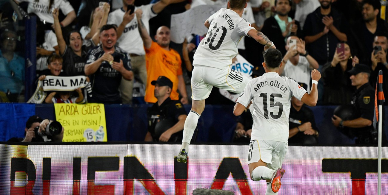 El primer gol de Mastantuono con Real Madrid, en la misma fecha que debutó Di Stéfano
