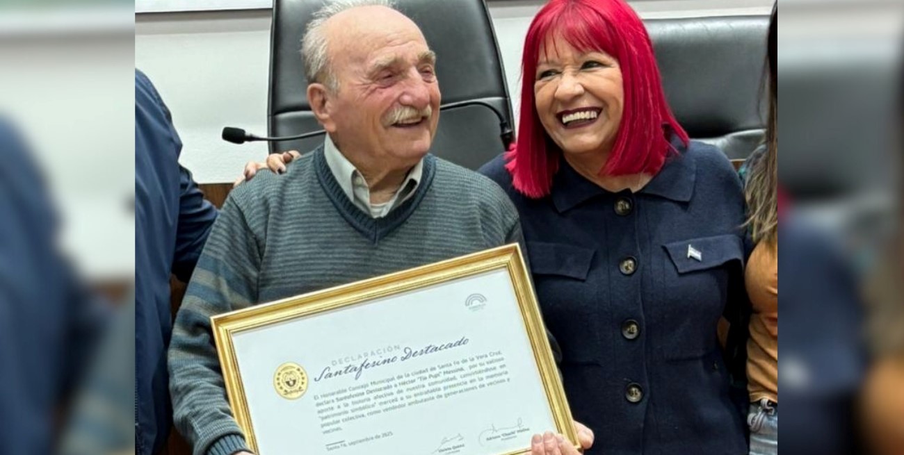 El entrañable "Tío Pupi" ya es Santafesino Destacado