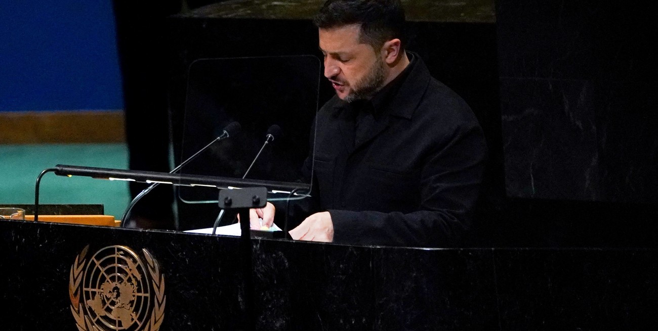 En la ONU, Zelenski advirtió sobre el nuevo campo de batalla tecnológico