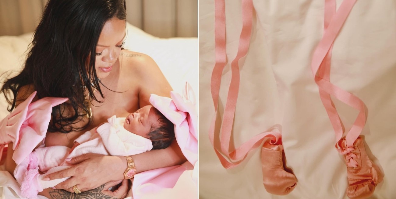 Rihanna anunció el nacimiento de su tercera hija Rocki Irish Mayers