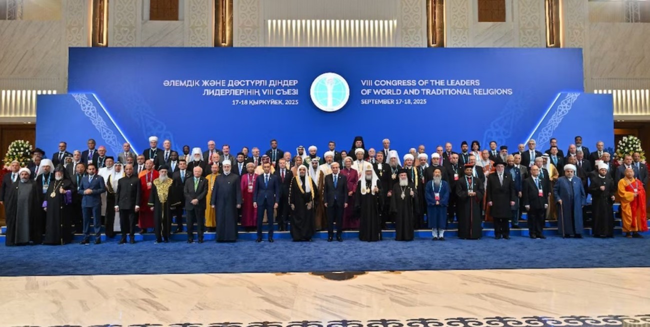 Líderes religiosos de 60 países se reunieron en Kazajistán para impulsar la paz global