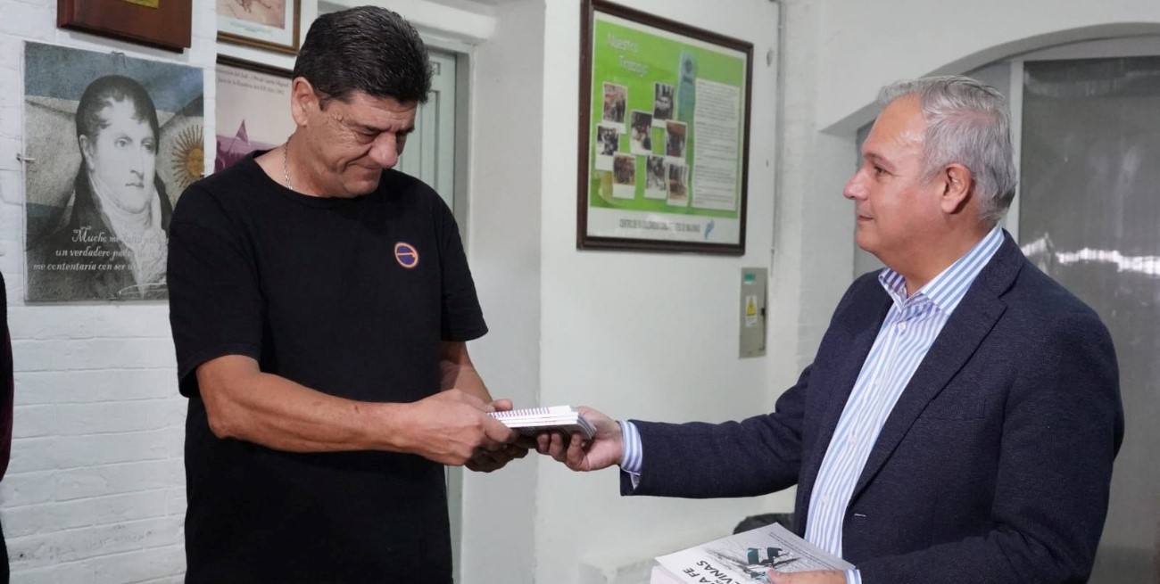 Pablo Farías reafirmó el compromiso de Santa Fe con la causa Malvinas junto a los veteranos de guerra