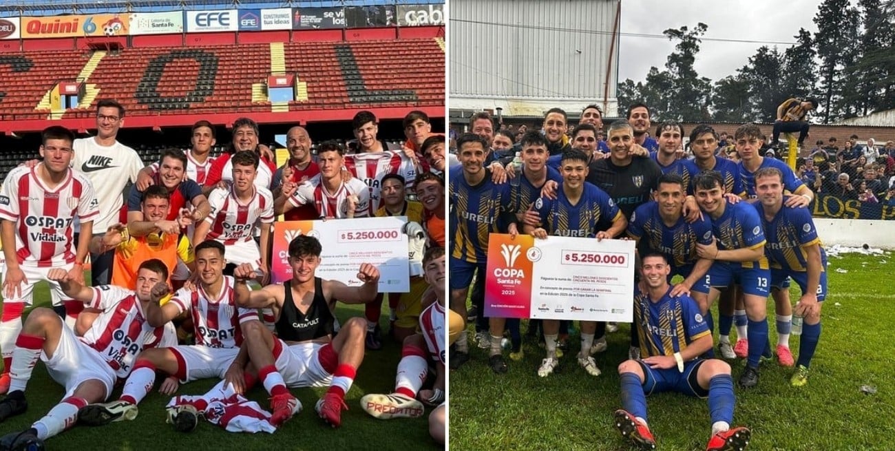 Centenario de San José de la Esquina y Unión de Santa Fe se enfrentan en la final de Copa Santa Fe