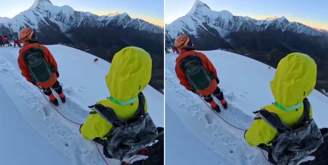Tragedia en la montaña: un alpinista falleció tras intentar tomarse una selfie 