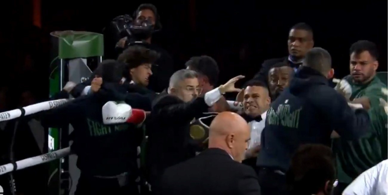Caos en Brasil: exestrella de la UFC quedó inconsciente tras batalla campal en una velada boxística