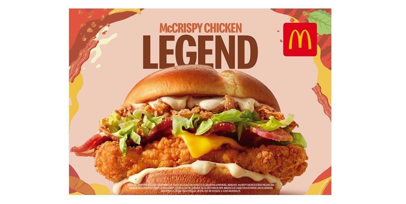 Llega un clásico irresistible: McDonald’s trae a Santa Fe la nueva McCrispy Chicken Legend