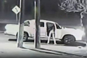 Captura del video en el que quedó registrado el ataque.