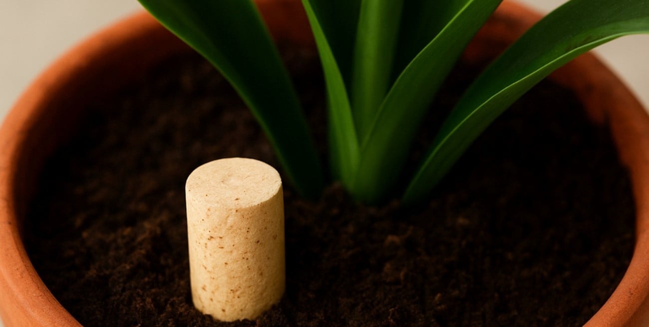 Beneficios de colocar corchos entre la tierra de las plantas