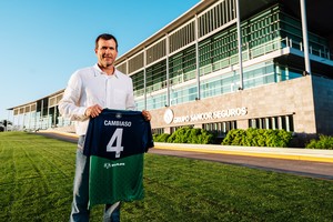 Adolfo Cambiaso encabezó la visita del número uno del mundo del polo.