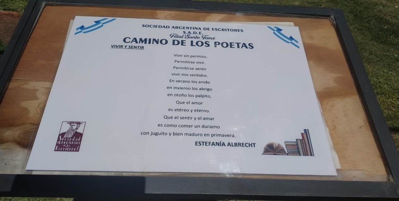 Renuevan el Camino de los Poetas de Santo Tomé