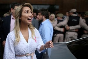 Fabiola Yáñez regresó a la Argentina con Francisco y por ahora descarta volver a España. Foto: Archivo / REUTERS.