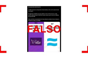 No, el elector no debe “aclarar su voto para Santilli” ni tachar a Espert en la boleta única