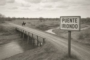 Imagen ilustrativa recreada por IA (ChatGPT) sobre el puente del que se tiene poco registro gráfico.