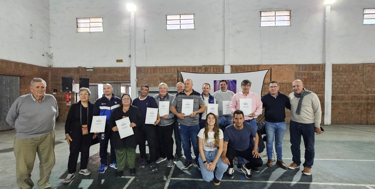 Más de 70 millones de pesos para fortalecer clubes del departamento San Justo

