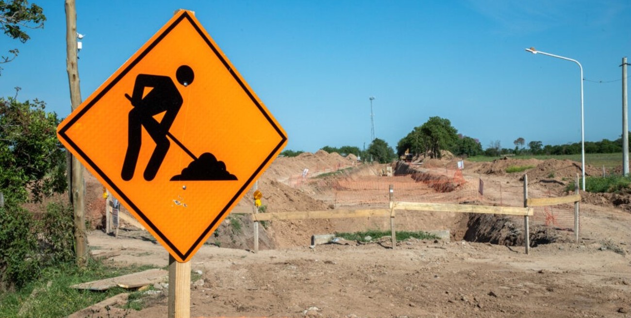 Avanza la primera etapa del desagüe troncal Hohenfels en Esperanza