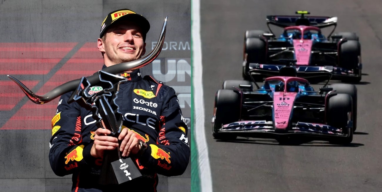 Verstappen ganó en EE.UU. y Colapinto cerró 17° con una rebelde maniobra