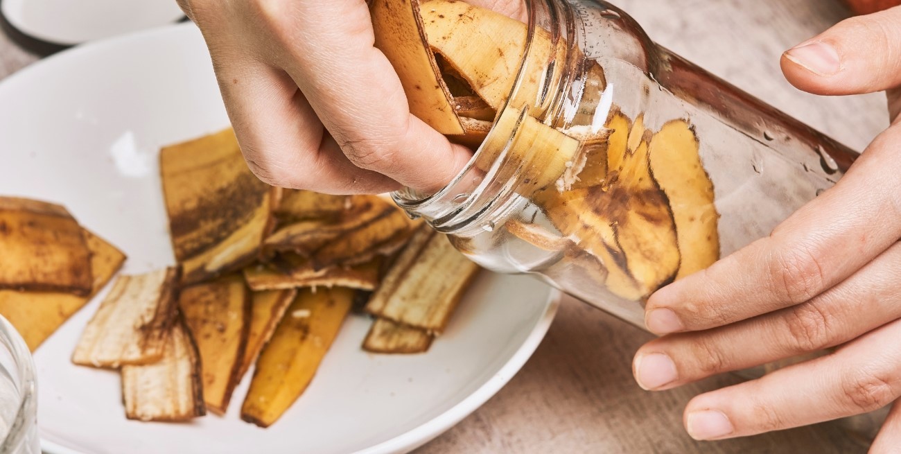 Cómo preparar y aplicar la mezcla de cáscara de banana con vinagre para tus plantas