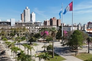 La marcha terminará en la Plaza 25 de Mayo. Foto: Fernando Nicola