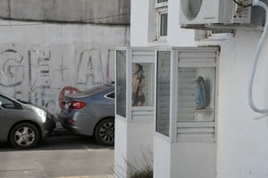 La ubicación actual de las dos imágenes religiosas y culturales. Crédito: Manuel Fabatía