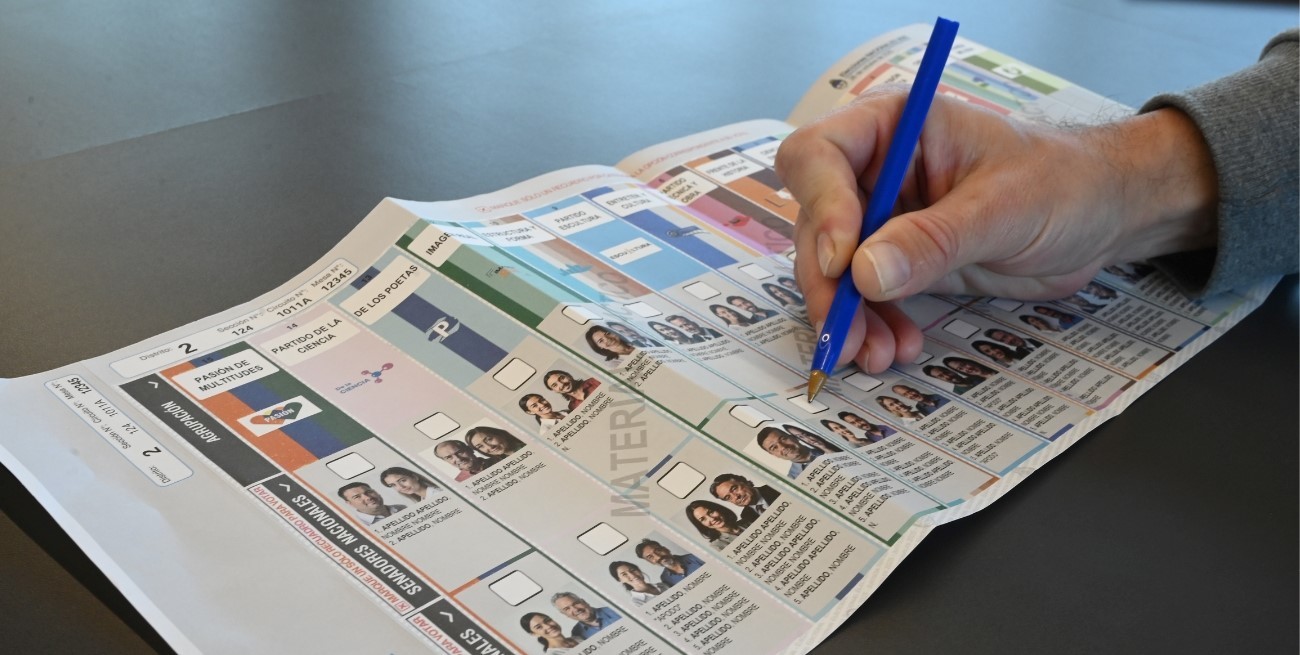 Qué hacer si hay una equivocación al marcar la Boleta Única de Papel