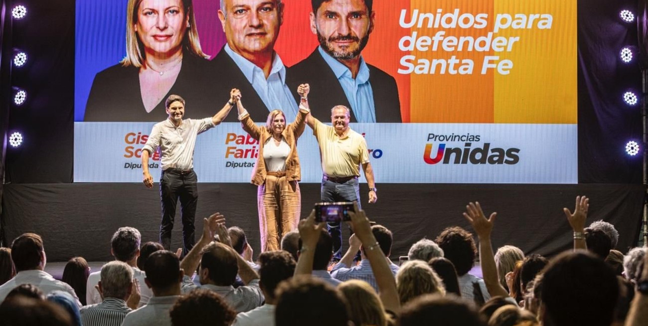 Las tres principales listas de candidatos a diputados cierran sus campañas en Rosario