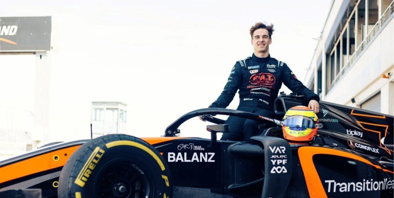 Nicolás Varrone correrá en la Fórmula 2 con Van Amersfoort Racing en 2026