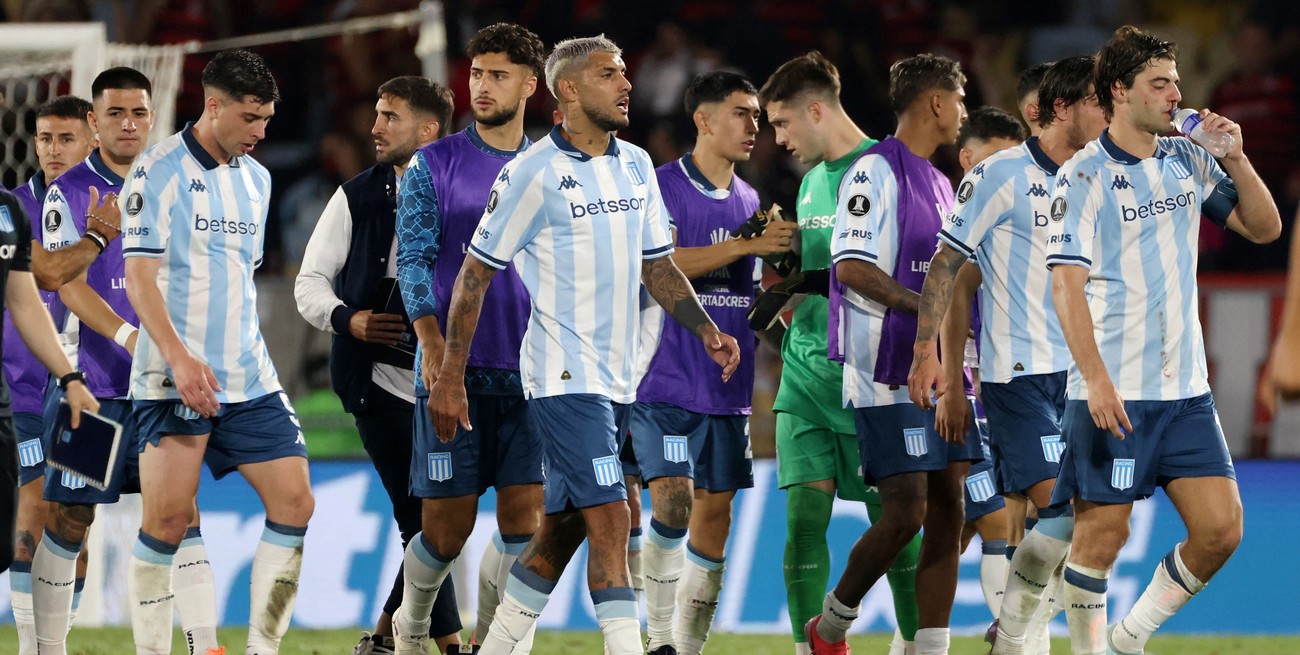 Racing cayó con Flamengo por 1 a 0 en la ida de la semifinal de la Copa Libertadores