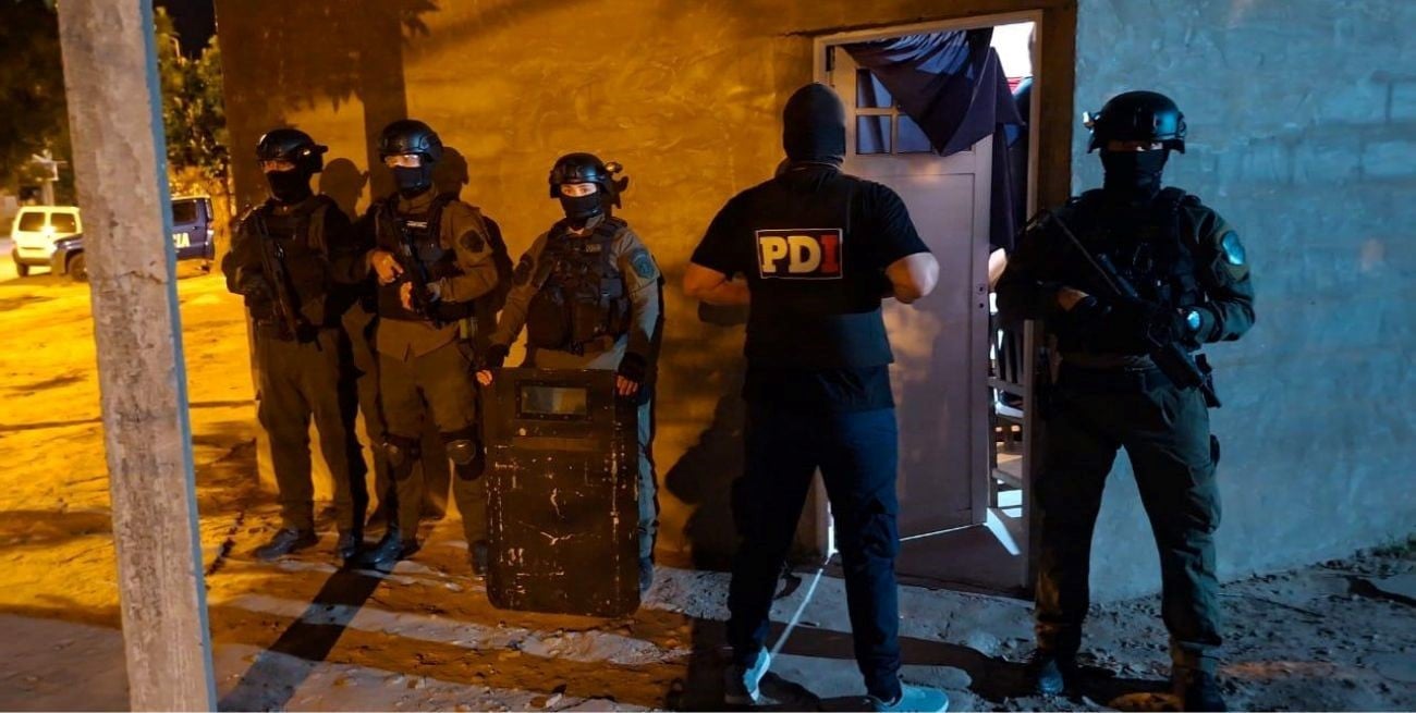 Once allanamientos por microtráfico de estupefacientes en Laguna Paiva