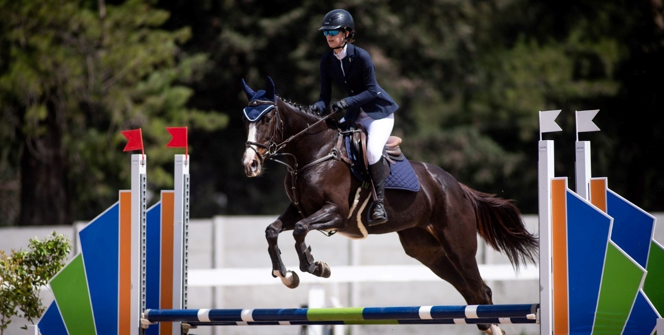 El gran salto de Victoria Imhoff y Guben Gitana en Campo de Mayo