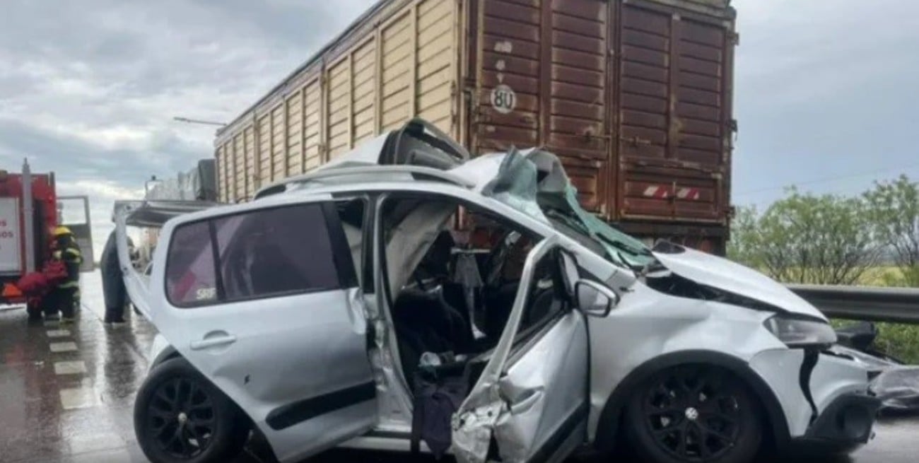 Una persona falleció en un accidente en la autopista Rosario - Córdoba 