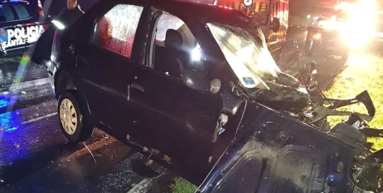 Choque en el norte de Santa Fe deja dos personas heridas sobre la Ruta 11