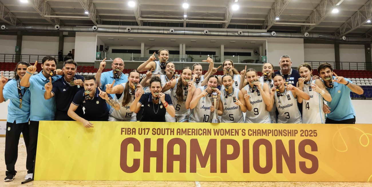 Argentina se quedó con el Sudamericano U17 de básquet femenino
