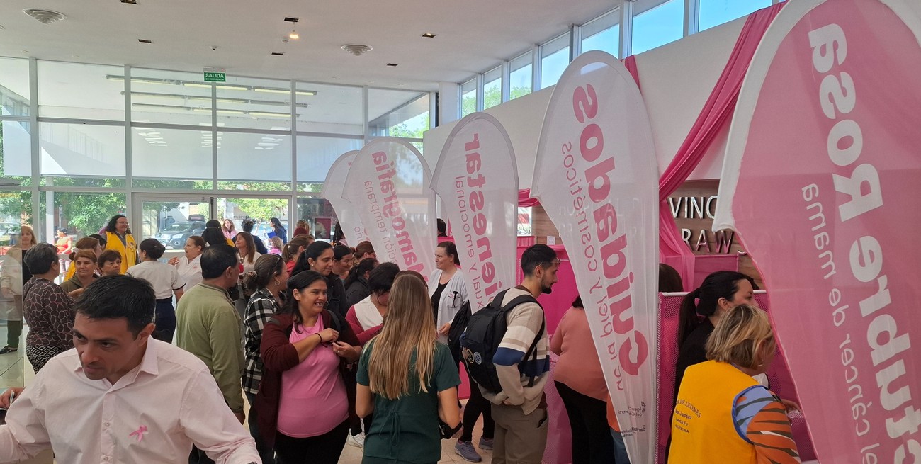 Comenzó la “Expo Rosa” en San Javier: una semana dedicada a la salud y prevención del cáncer de mama
