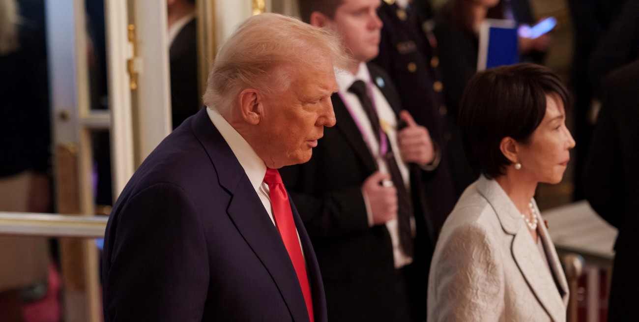 La primera ministra Takaichi le dijo a Trump que quiere una"nueva edad de oro"