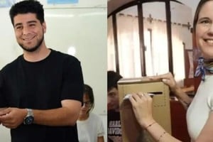 Agustín Pellegrini y Caren Tepp.