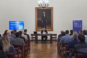 El informe de gestión 2024 fue realizado en Esperanza. Foto: Prensa MPA