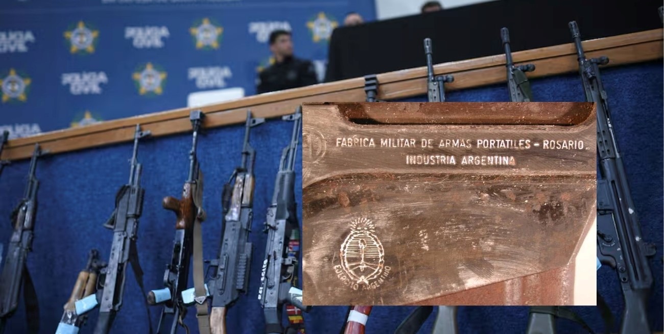 Hallan en Brasil un fusil argentino robado del Batallón 603 de Fray Luis Beltrán